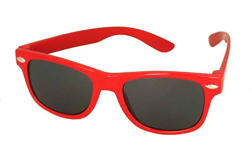 Rote Wayfarer-Sonnenbrille fÃ¼r Kinder