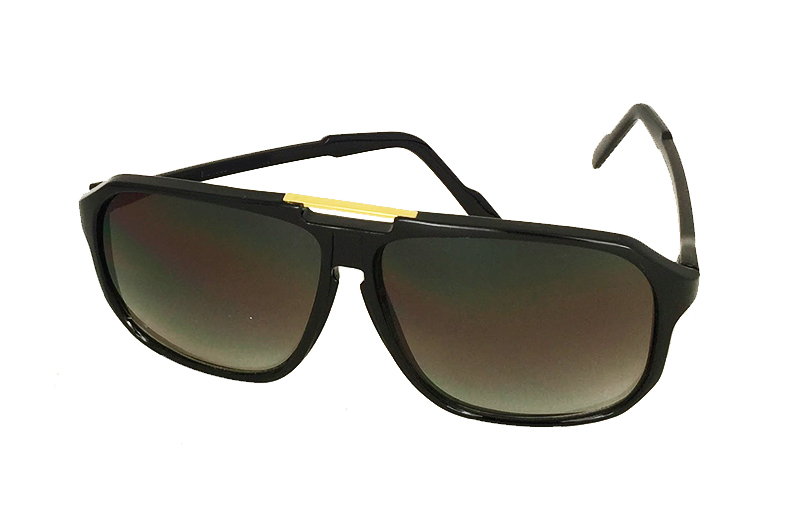 Schwarze grosse MÃ¤nner-Sonnenbrille