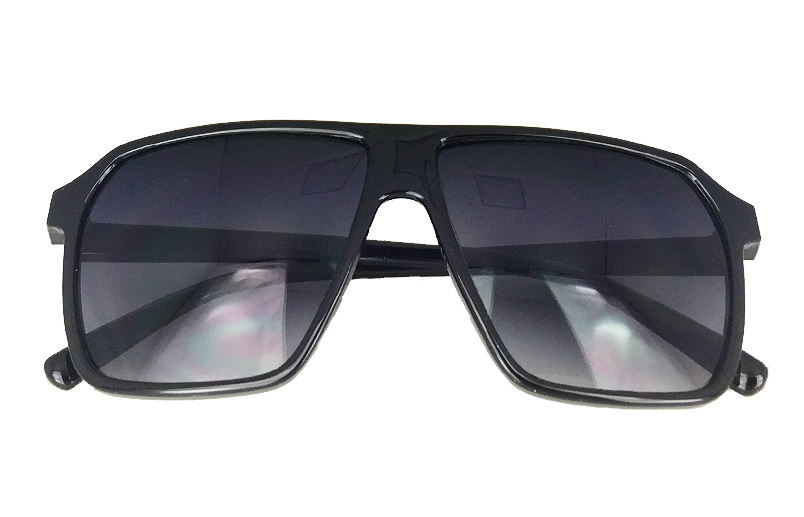 Schwarze MillionÃ¤rs-Sonnenbrille - sunlooper.ch - billede 2