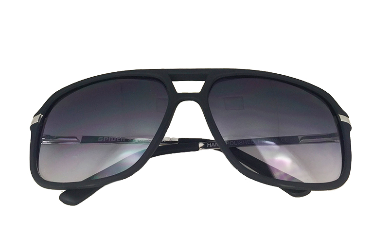 Stylische schwarze Sonnenbrille fÃ¼r MÃ¤nner und Frauen - sunlooper.ch - billede 2