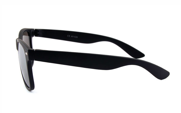 Schwarze Wayfarer, verspiegelt - sunlooper.ch - billede 3