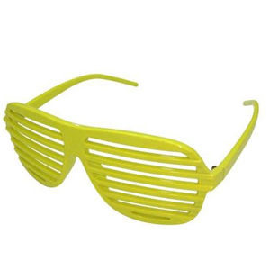  Gelbe Rolladenbrille â€“ shutter shade.