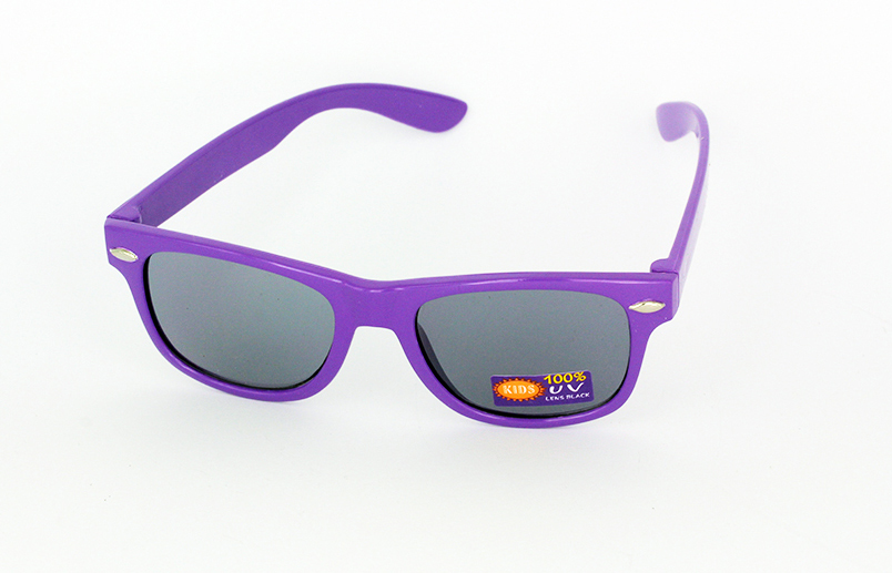 Kindersonnenbrille, lilaner Wayfarer-Look