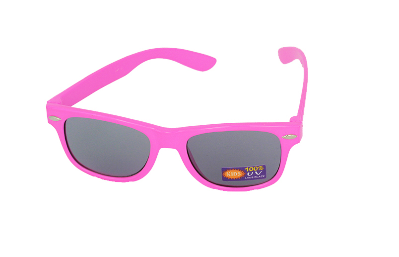 Rosafarbene Kindersonnenbrille