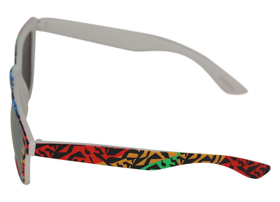 Blau-verspiegelte Sonnenbrille, Wayfarer-Design - sunlooper.ch - billede 2