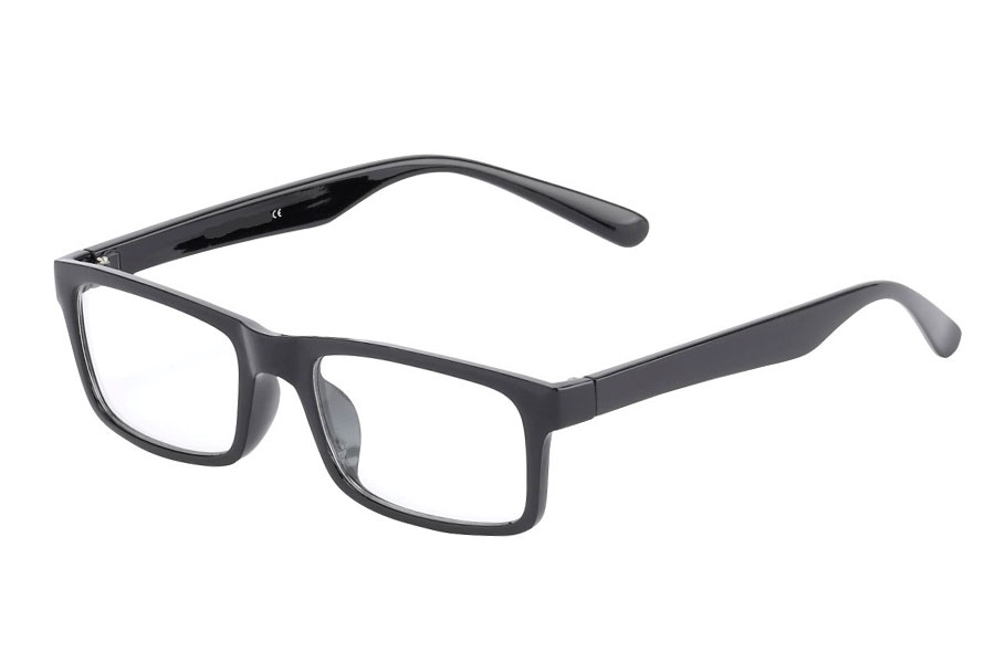 Schwarze Brille ohne StÃ¤rke