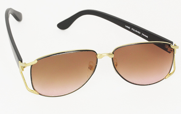 Metallene Damensonnenbrile, Vintage-Modell