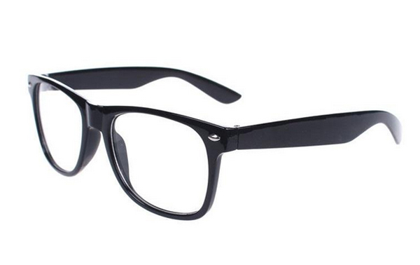 Schwarze Wayfarer ohne StÃ¤rke