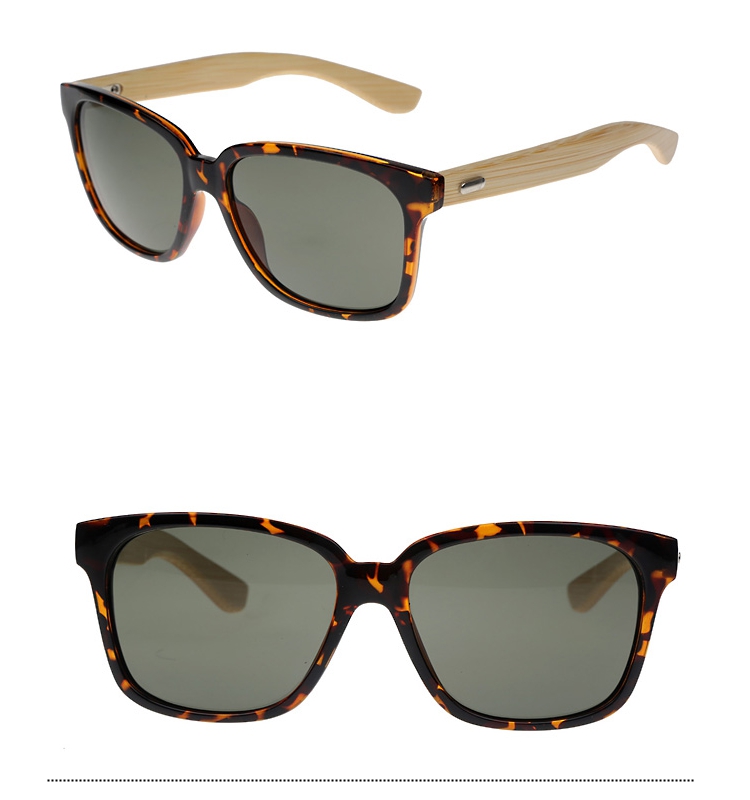 Sonnenbrille mit BambusbÃ¼geln - sunlooper.ch - billede 3