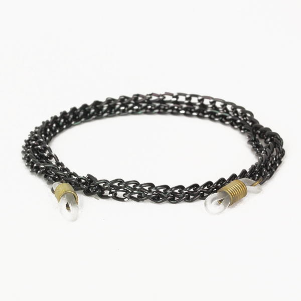 Schwarze Brillenkette