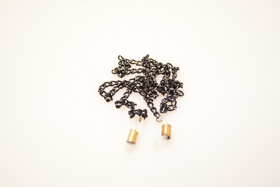 Schwarze Brillenkette - sunlooper.ch - billede 2
