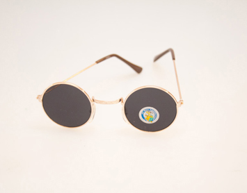 Goldene Lennon-Sonnenbrille fÃ¼r Kinder