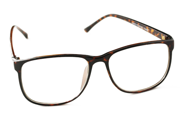 SchildkrÃ¶tenbraune Brille ohne StÃ¤rke, schilchtes Design