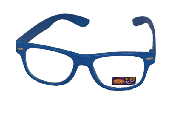 Blaue Wayfarer-Kinderbrille ohne StÃ¤rke