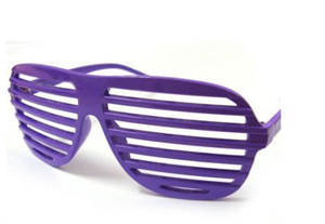 Violette Rolladenbrille â€“ shutter shade.  - Design nr. 774
