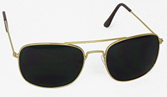 Goldene Fliegerbrille Ã  la Randolph-Fliegerbrille - Design nr. 3091