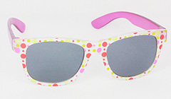 Mat solbrille til bÃ¸rn med pink stÃ¦nger - Design nr. 3096