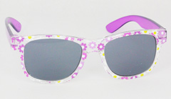 Kindersonnenbrille fÃ¼r MÃ¤dchen mit Blumenmuster - Design nr. 3102